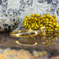 18 karaat gouden saffier en diamant ring