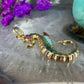 14 karaat gouden emaille zeepaard