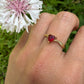 14 karaat gouden hart ring