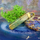 14 karaat gouden chrysopraas hanger