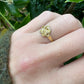 14 karaat gouden mattenklopper ring