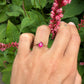 14 karaat gouden robijn ring