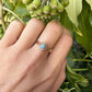14 karaat gouden opaal ring