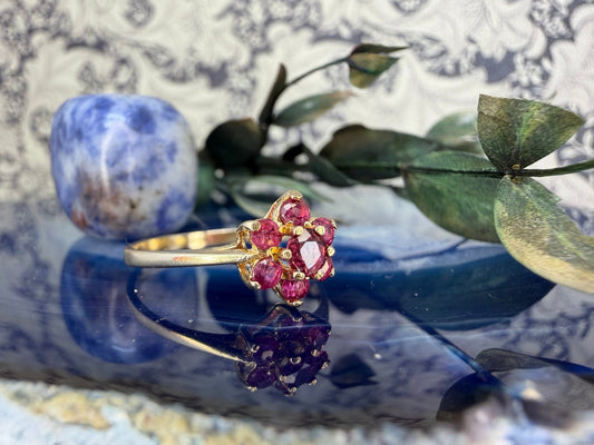 9 karaat robijn ring