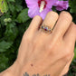 14 karaat gouden granaat ring