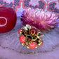 14 karaat gouden hanger van bloem