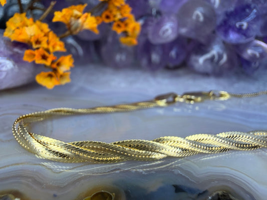 14 karaat gouden armband