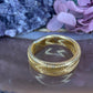 18 karaat gouden gevlochten ring