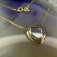 14 karaat gouden hartje ketting