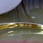 14 karaat wit- en geelgouden ring met diamant