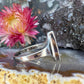 Zilveren parelmoer ring