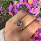 8 karaat amethist ring