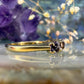 9 karaat ring met amethisten