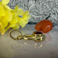 14 karaat gouden spinel hanger