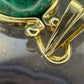14 karaat gouden malachiet hanger
