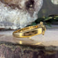 14 karaat gouden diamant ring