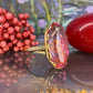 18 karaat gouden ring met roze steen