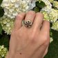 14 karaat gouden granaat ring