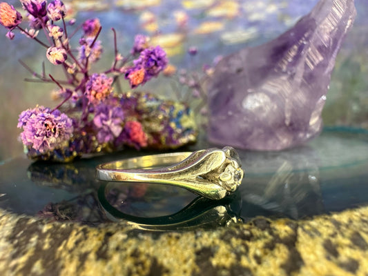 Zilveren ring met zirkonia