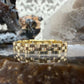 14 karaat gouden schakel ring