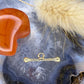 14 karaat gouden T bar hanger