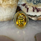 14 karaat gouden citrien ring