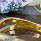 14 karaat gouden opaal ring