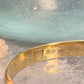 14 karaat gouden ring met bloedkoraal