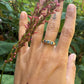 14 karaat gouden spinel ring