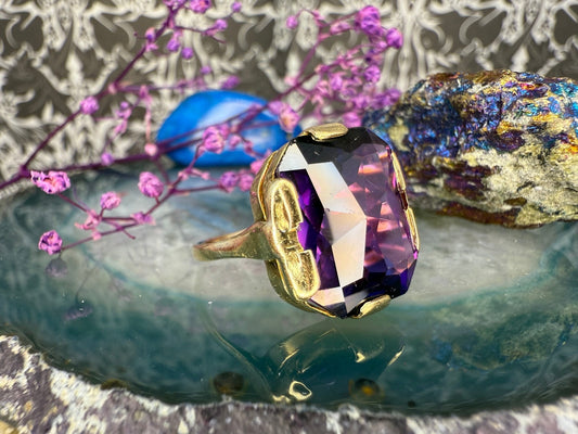 9 karaat ring met korund