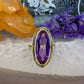 8 karaat amethist ring