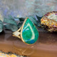 14 karaat gouden turkoois ring