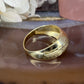 14 karaat gouden dome ring