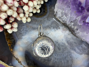 Zilveren medaillon locket