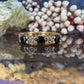 14 karaat gouden ring met saffier en diamant