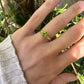 9 karaat gouden ring met peridot