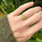 14 karaat gouden mattenklopper ring