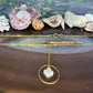 18 karaat gouden klaver ketting