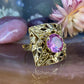 18 karaat gouden robijn ring