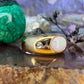 18 karaat gouden opaal en diamant ring
