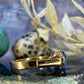 18 karaat gouden ring met topaas en spinel