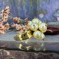 14 karaat gouden parel ring