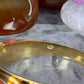 14 karaat gouden bloedkoraal ring