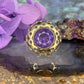 8 karaat amethist ring