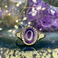 9 karaat ring met amethist