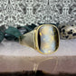 14 karaat gouden topaas ring
