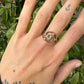 14 karaat gouden ring met spinel