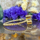 14 karaat gouden ring met smaragd