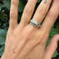 8 karaat dome ring met diamant