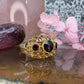 14 karaat gouden granaat ring